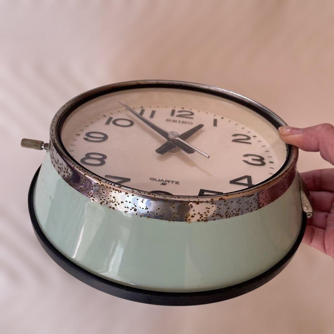 昭和レトロ　時計　セイコー　掛時計　アンティーク時計　店舗什器