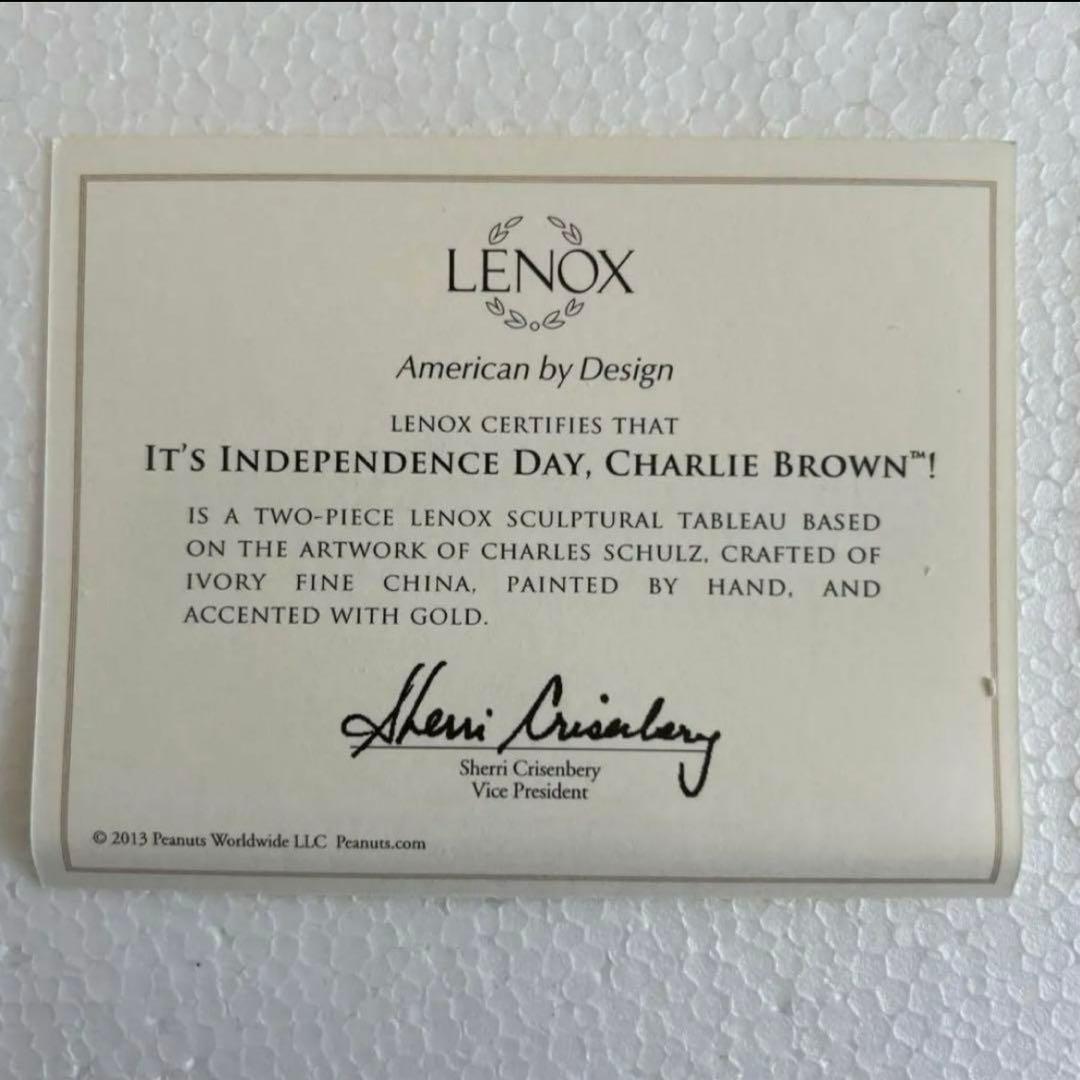 LENOX レノックス 独立記念日 スヌーピー フィギュア