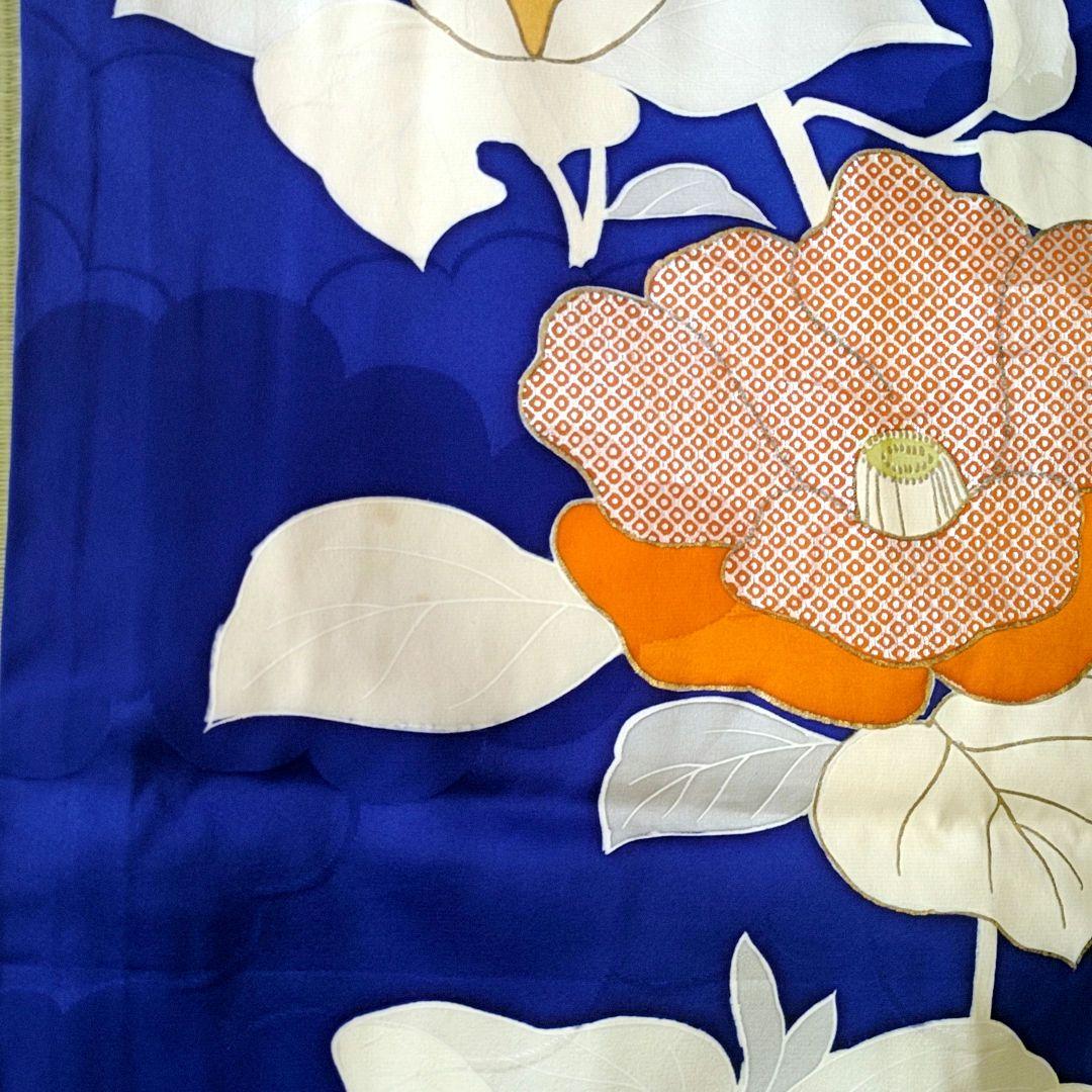 振袖 椿 165cm L トールサイズ 金駒刺繍