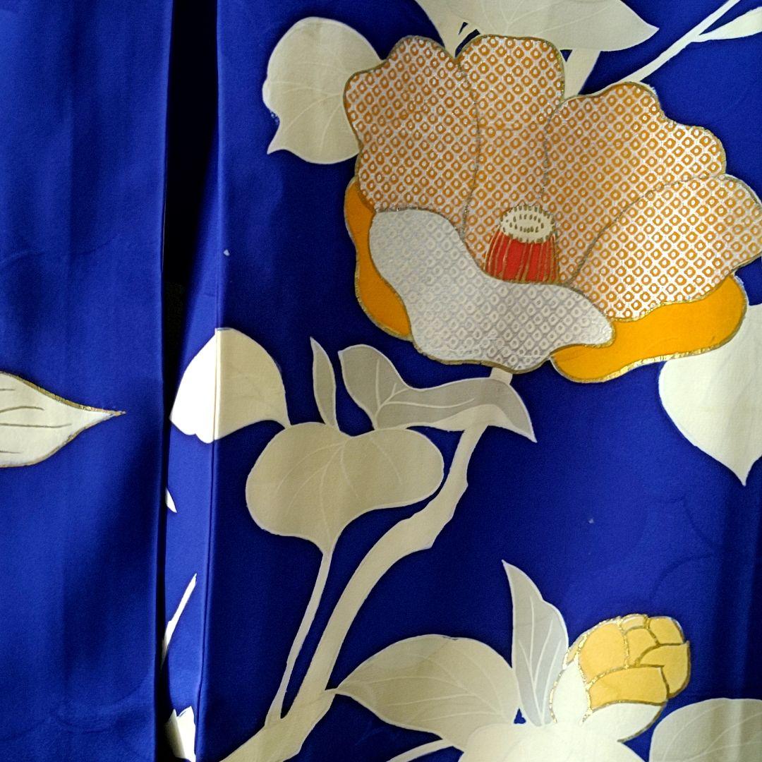 振袖 椿 165cm L トールサイズ 金駒刺繍