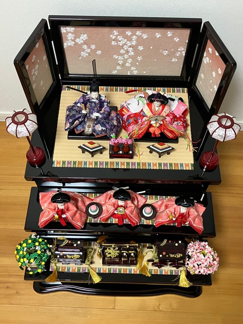 ひな祭り 伏見屋3段雛人形セット 送料込み