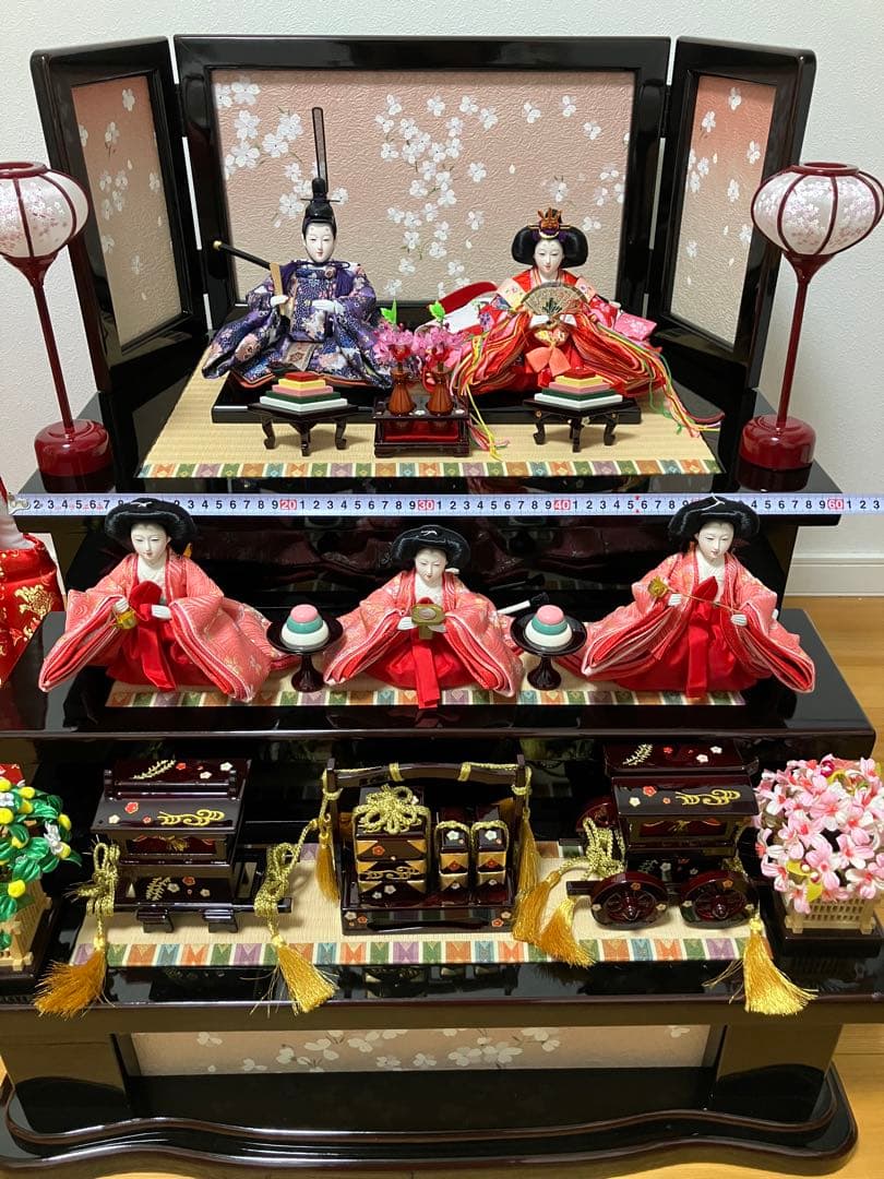 ひな祭り 伏見屋3段雛人形セット 送料込み