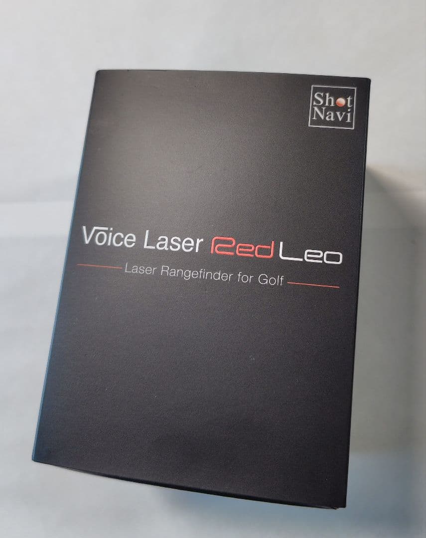 ShotNavi Voice Laser Red Leo ゴルフ用距離計