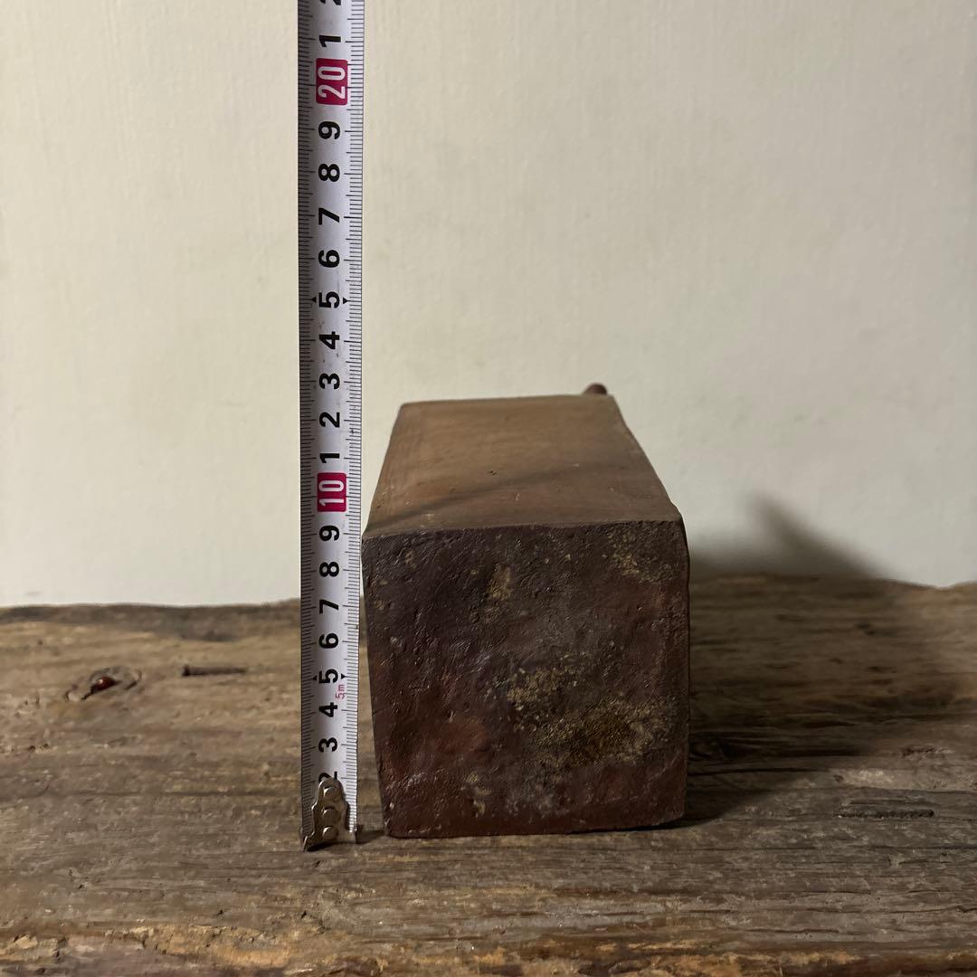 四方型徳利 江戸末期　古備前　酒器 花器　古道具 アンティーク 古民芸　検:李朝