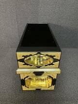 限定値下　まごころ堂　美品の箱　仏壇部品　木製　本金箔　金具付き　蒔絵　6060