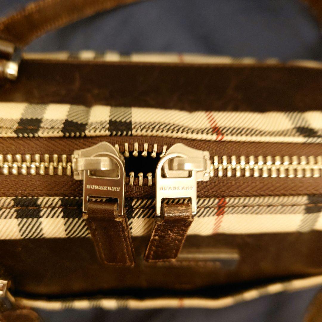BURBERRY チェック柄ハンドバッグ