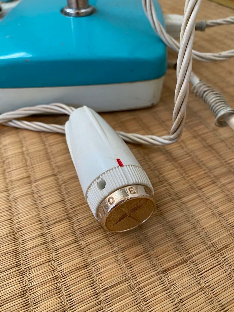 希少_昭和30年代の四角いレトロ扇風機_MITSUBISHI