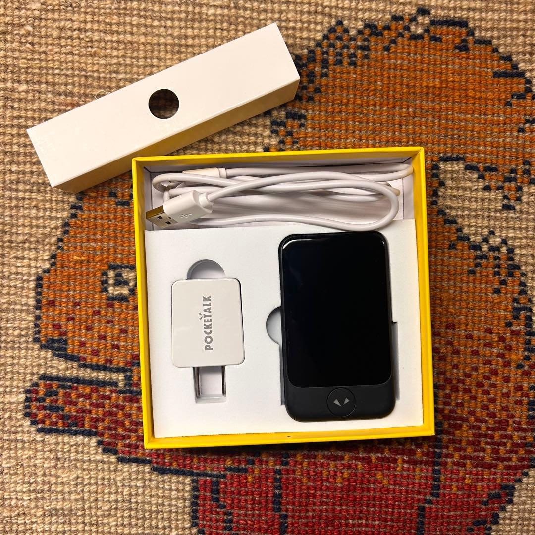 POCKETALK ポケトーク S グローバル ブラック 翻訳機