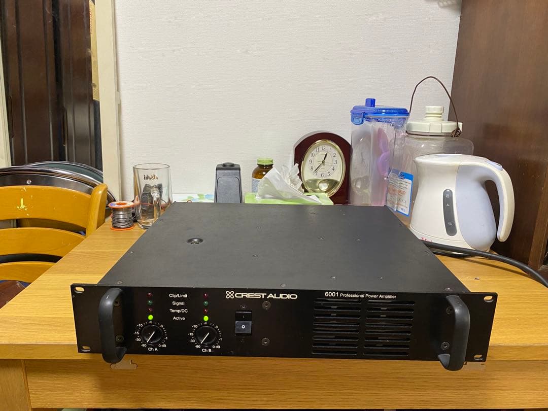 アンプ CREST AUDIO 6001 POWER AMPLIFIER 720W/CH