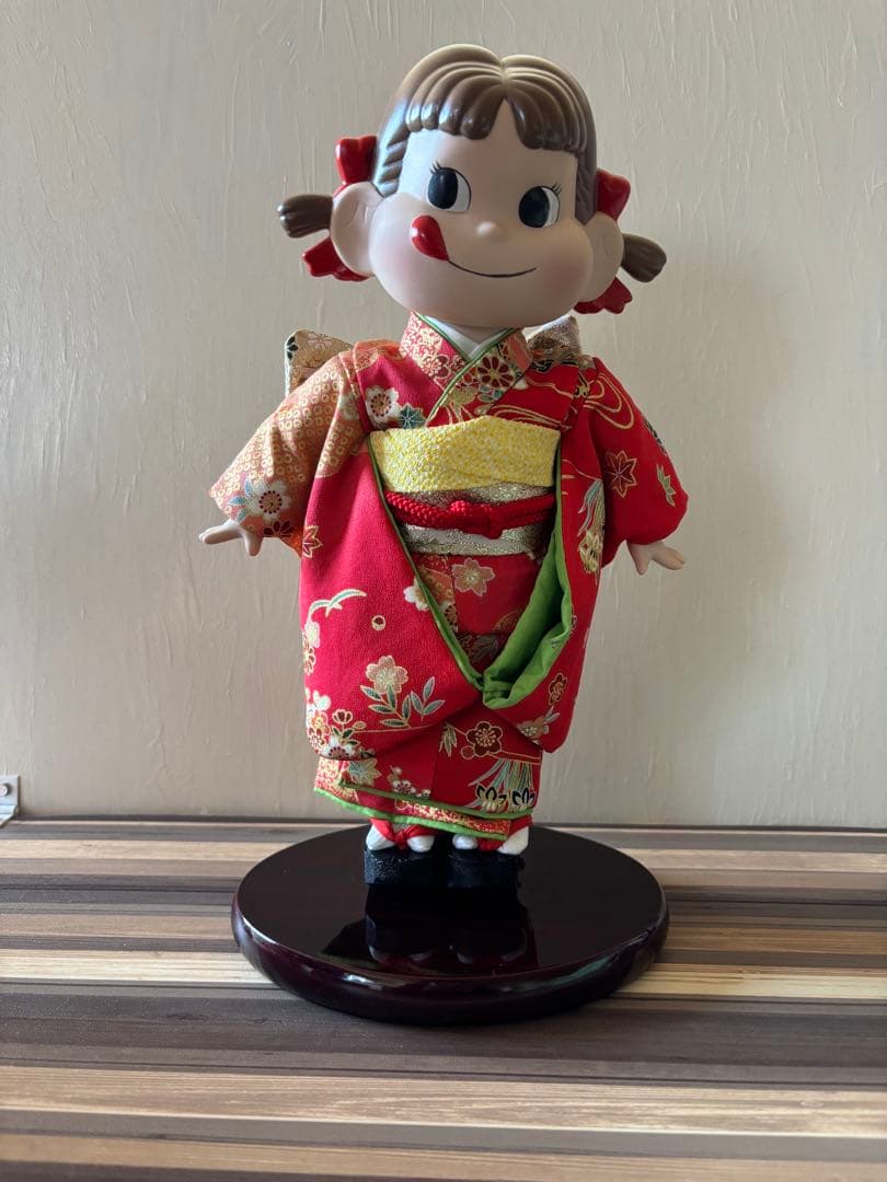 晴れ着ペコちゃん 50周年記念　曙　茜　2体セット