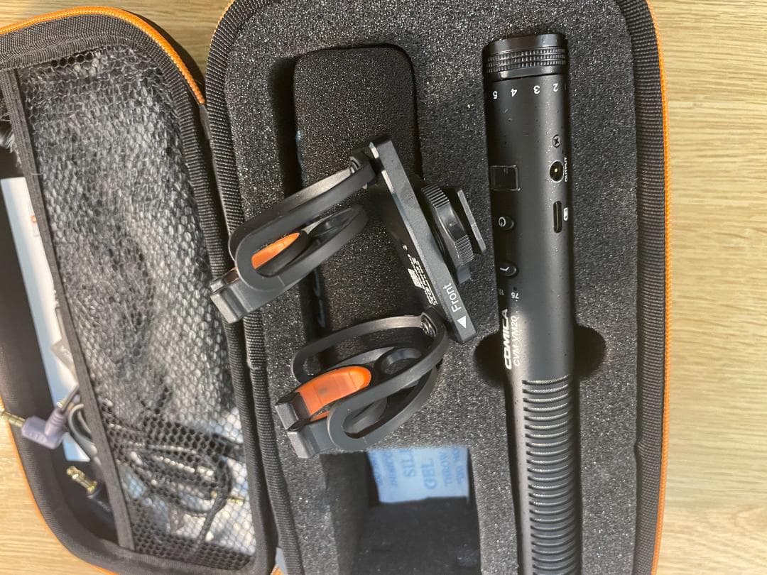 【未使用に近い】COMICA VM20 ショットガンマイク／おまけ付き／動作良好