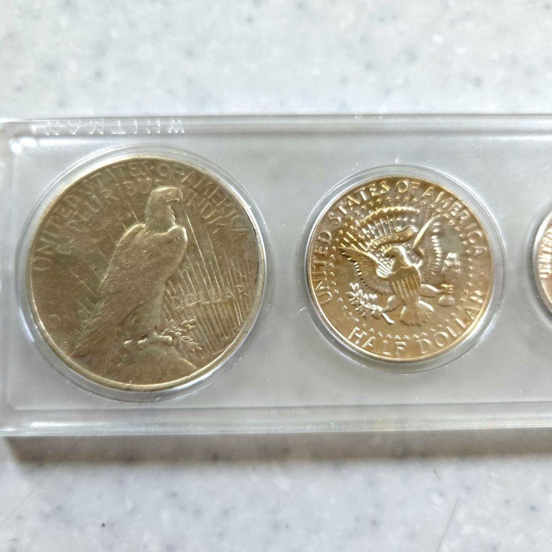 1922年 アメリカ　ピースダラー　銀製セット