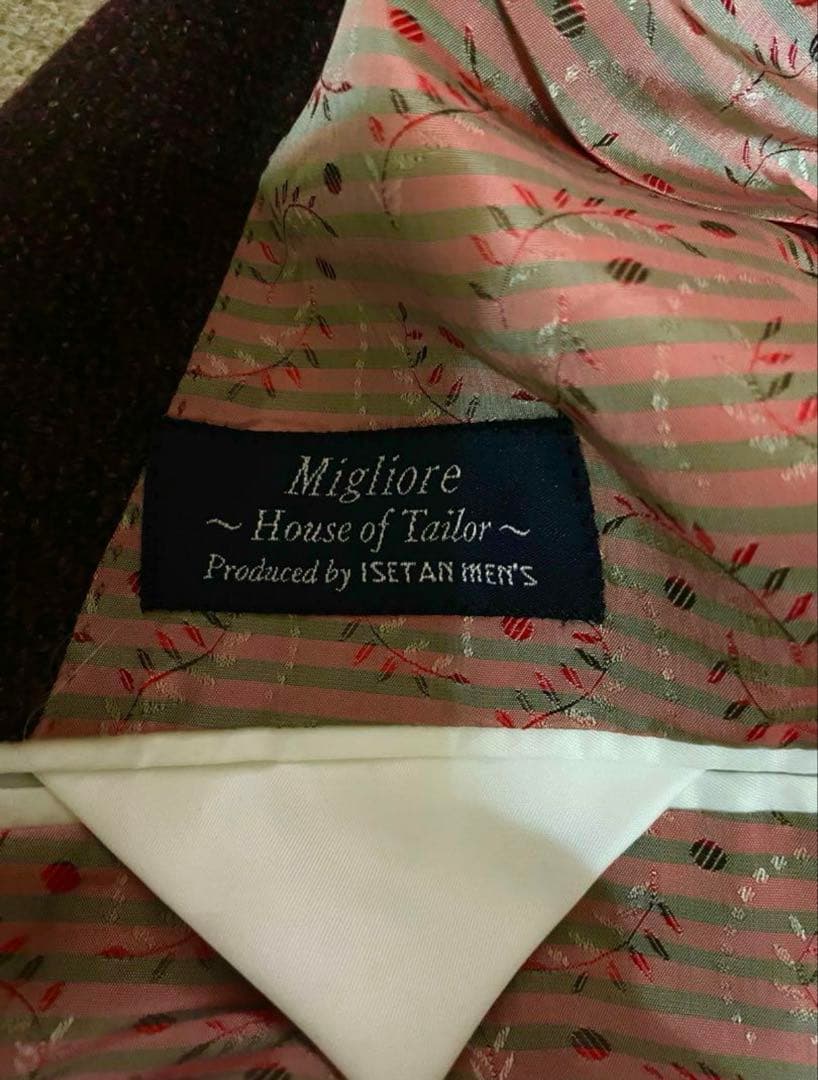 伊勢丹メンズ　スリーピーススーツ　試着のみ