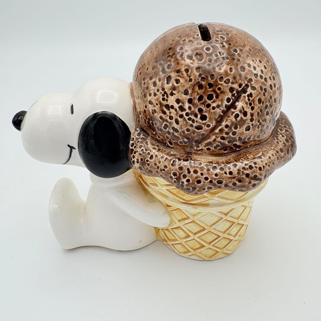 スヌーピー 貯金箱 レトロ 1982年 セラミック製 80's ビンテージ