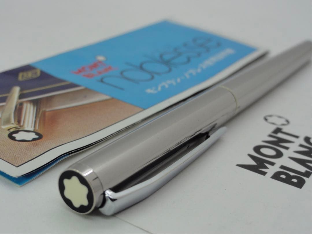 特注バフ仕上げ★鏡面仕上げの輝き際立つ極上ノブレスNo1122★モンブラン万年筆