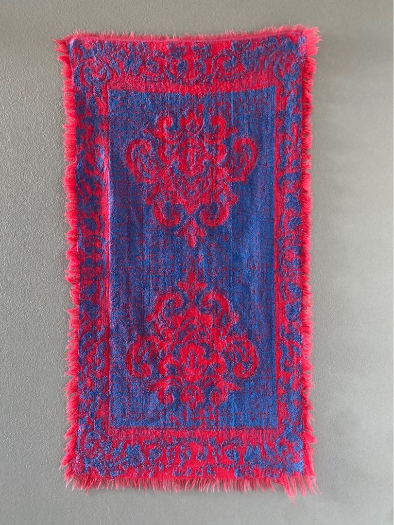 ビンテージ 70s ペイズリー インテリア ハンカチ タオル タペストリー 希少