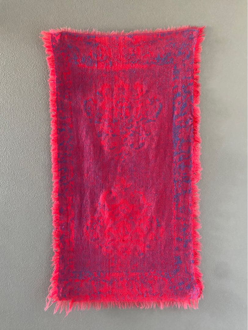 ビンテージ 70s ペイズリー インテリア ハンカチ タオル タペストリー 希少