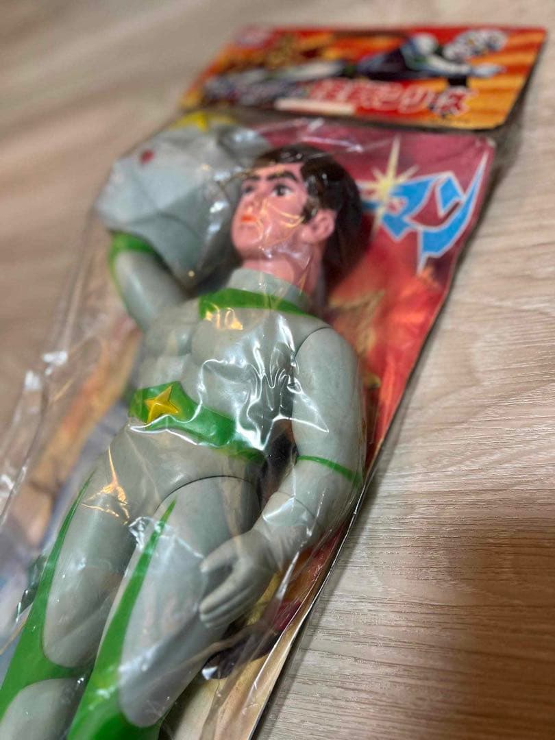 ブルマァク ☆ミラーマン・面取れソフビ☆身長約　36cm