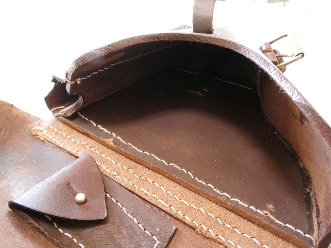 ルガーP08 ホルスター　レプリカ　4インチ　レザー　茶　ブラウン　ドイツ軍