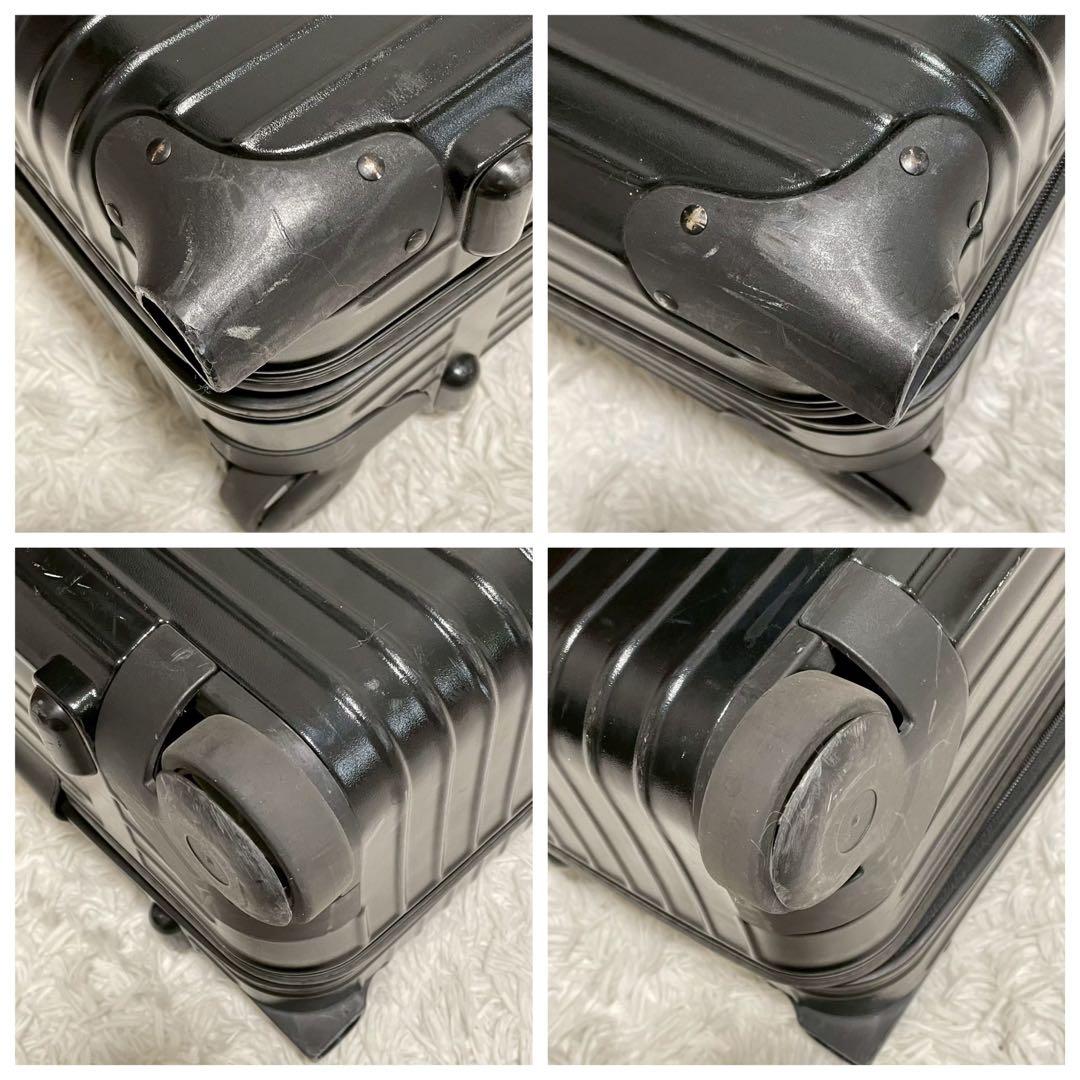 美品　リモワ　サルサ　キャリーケース　61L ポリカーボネート　スーツケース　黒