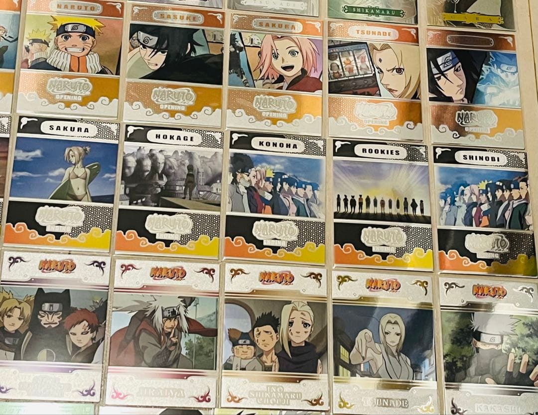 ナルト エッチングカード コレクション コンプ カカシ イタチ NARUTO