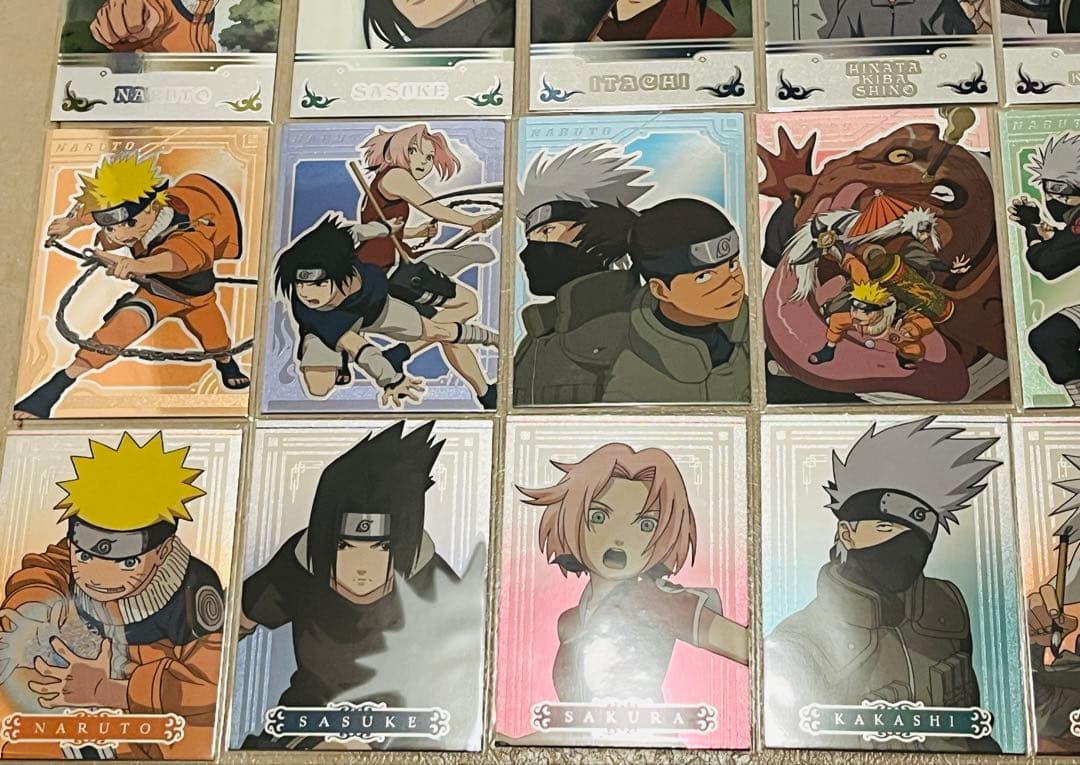 ナルト エッチングカード コレクション コンプ カカシ イタチ NARUTO