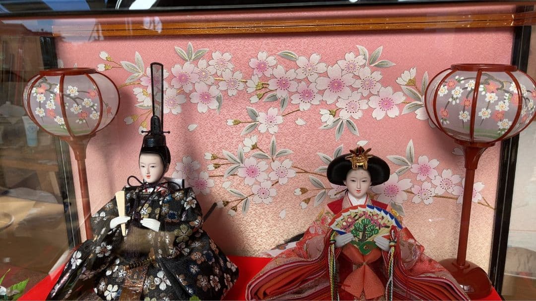 【一点限り】雛人形　ケース飾り　K16