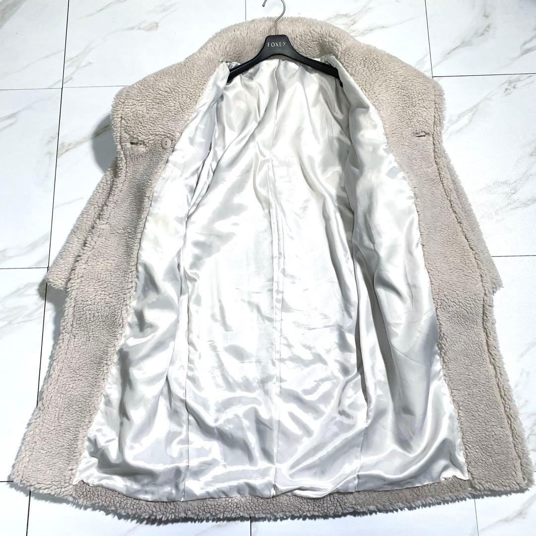 未使用級♡ブルーフロンセ 24aw テディベアコート 厚手 定価3.3万円