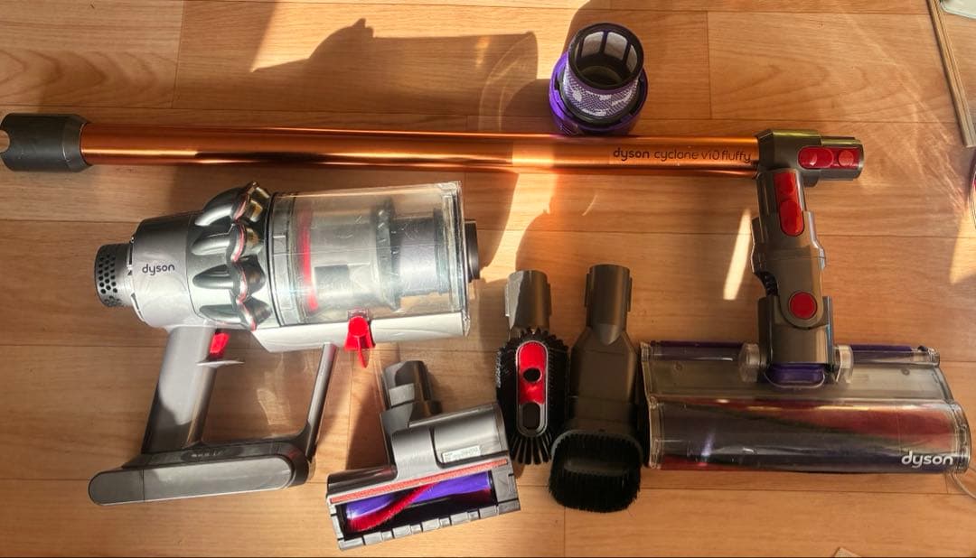 Dyson Cyclone V10 Fluffyツール収納スタンドセット