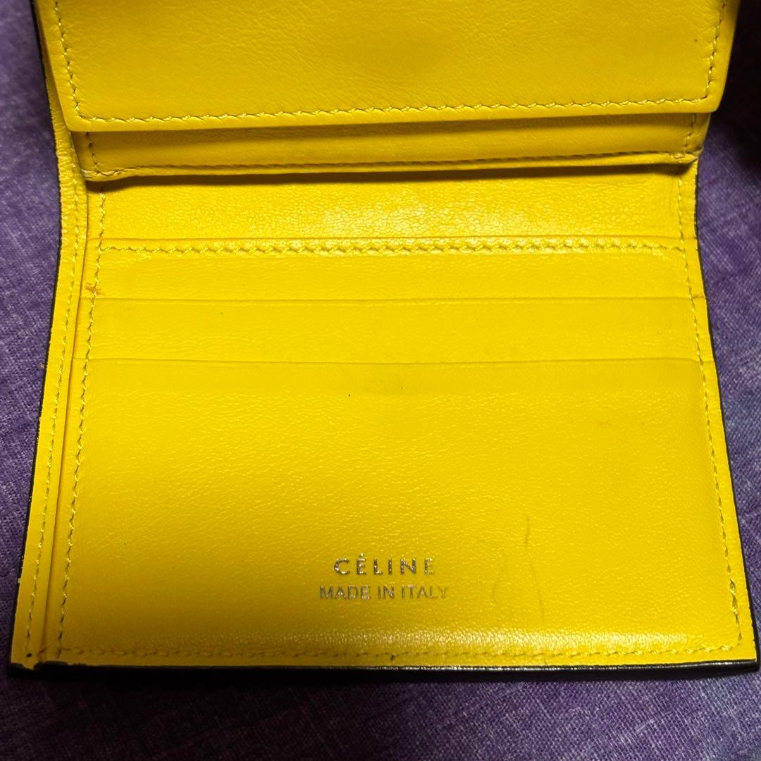 セリーヌ　CELINE 三つ折り財布　グレージュ 正規品