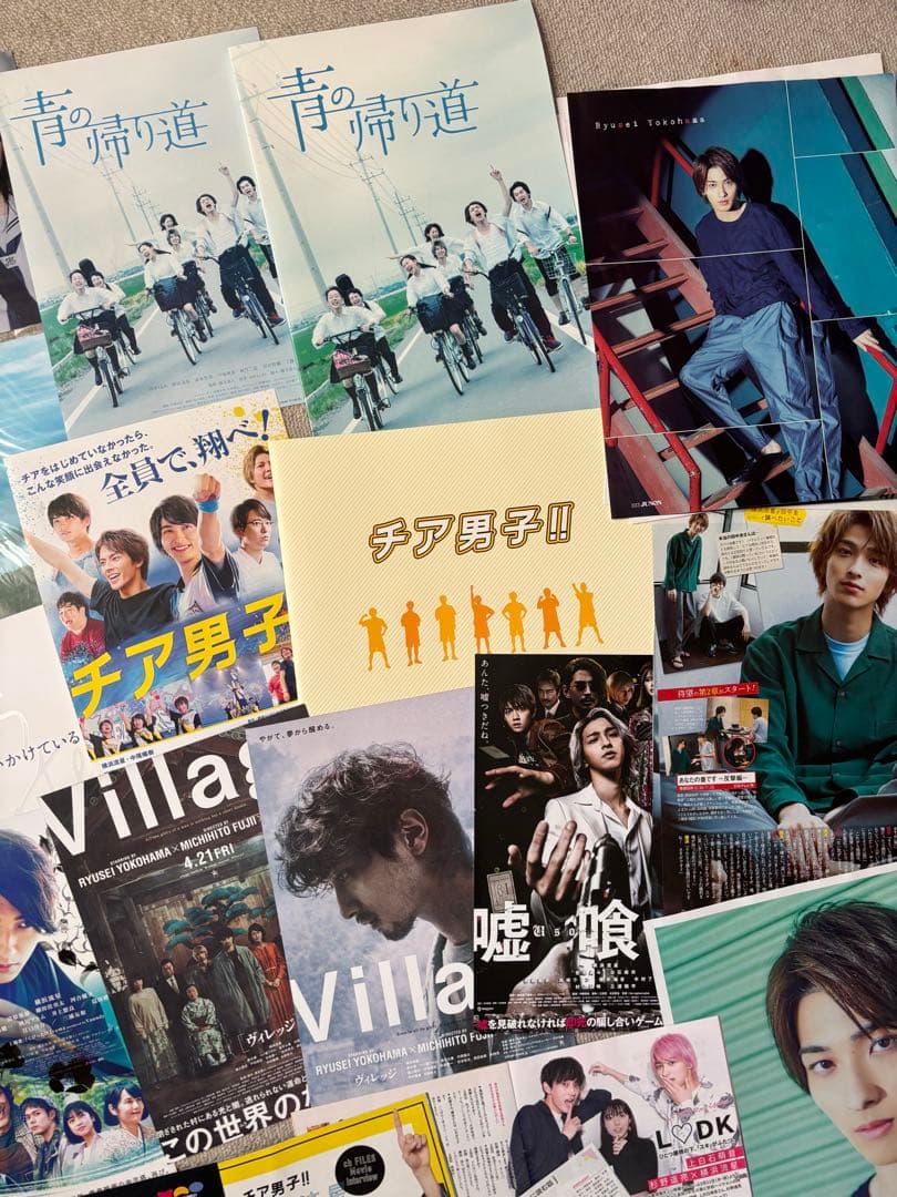 【横浜流星】映画 パンフレット フライヤー チラシ 切り抜き詰め合わせセット