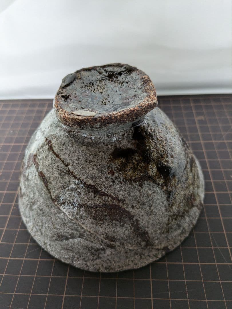 抹茶茶碗、多胡石茶碗、石彫刻茶碗、倉田辰彦作、日本製