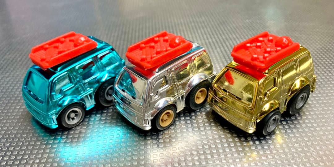 チョロQ A-28・ファーゴLS・金太郎商店・金・銀・青メッキ・3台セット・美品