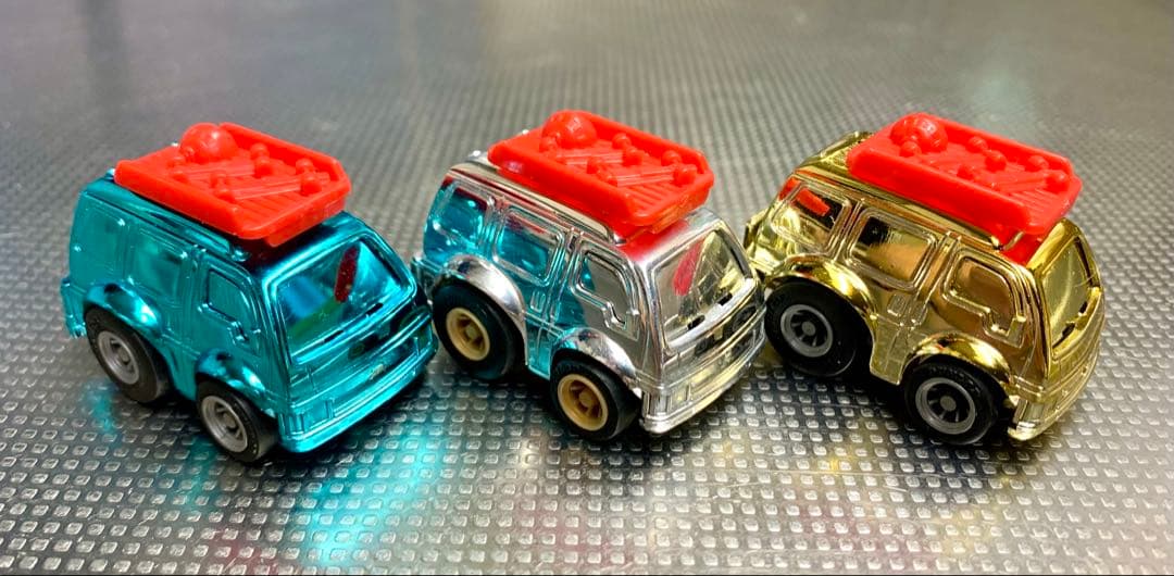 チョロQ A-28・ファーゴLS・金太郎商店・金・銀・青メッキ・3台セット・美品