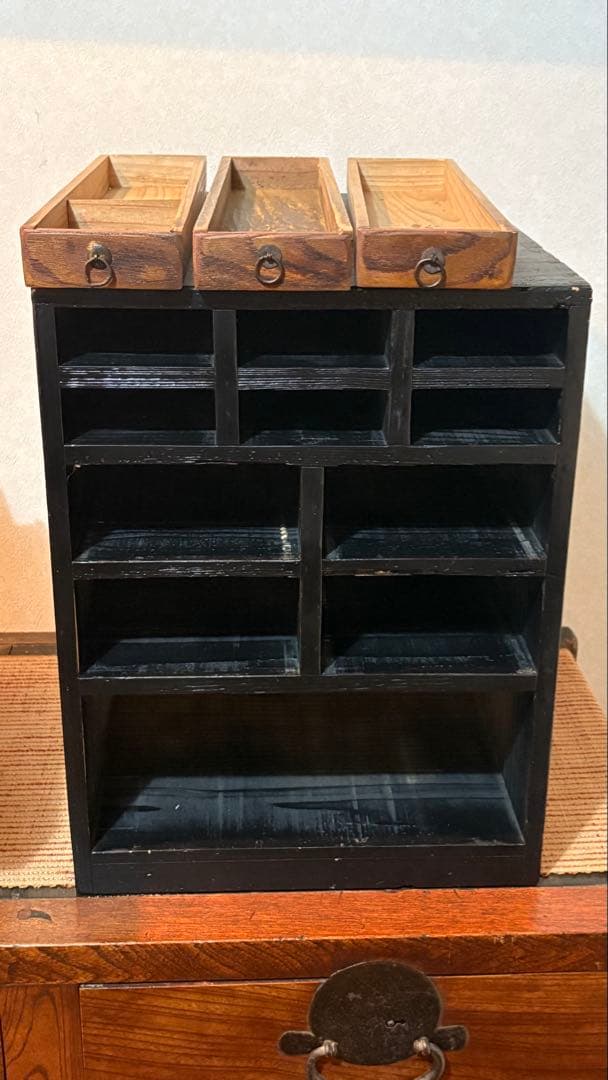 古民具　古引き出し　小物入れ　古箪笥　アンティーク　小道具　飾り物