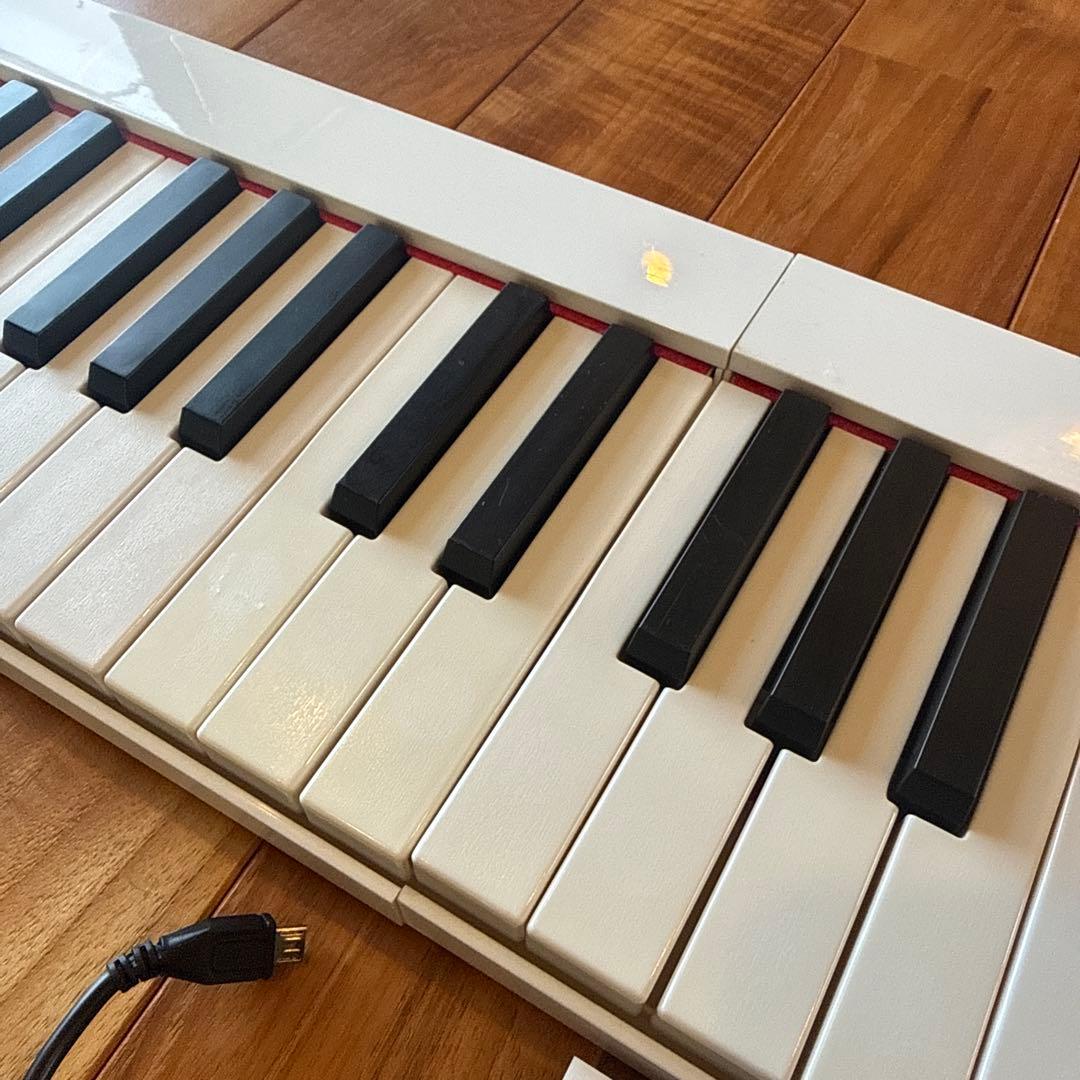 TORTIE 61鍵 ホワイトキーボード　PH-88X 電子ピアノ