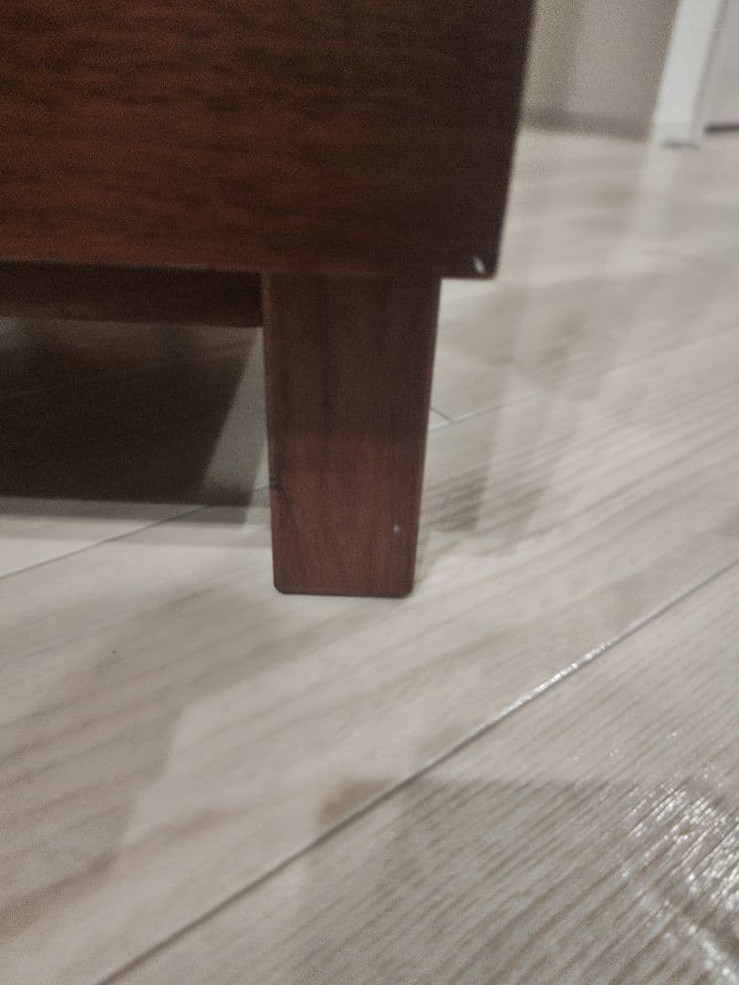 【ぽちまる】無印良品 ６段 ダークブラウン ナチュラル ハイチェスト