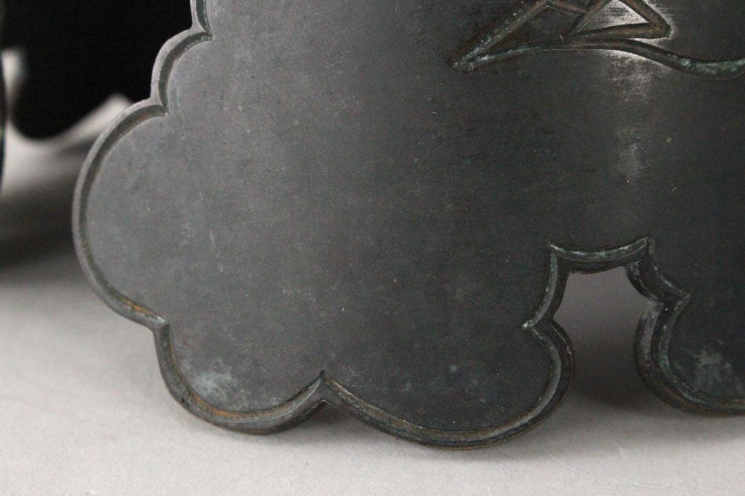 No5075 池坊専明好　御玄猪　薄端　重量3.95kg 池坊専啓箱書　送料無料