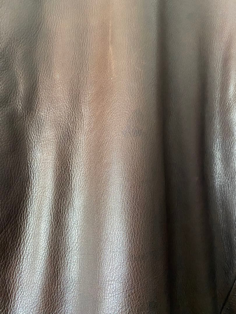 USA製ビームスプラスシングルライダースジャケット茶Mサイズ