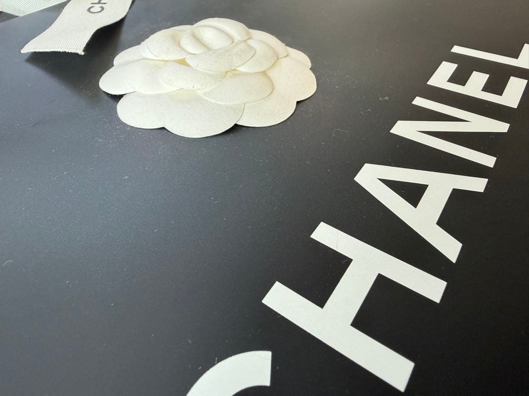 CHANEL ギフトボックス　ギフト袋　袋2枚　箱２つ　リボン　ロゴ入り袋付き