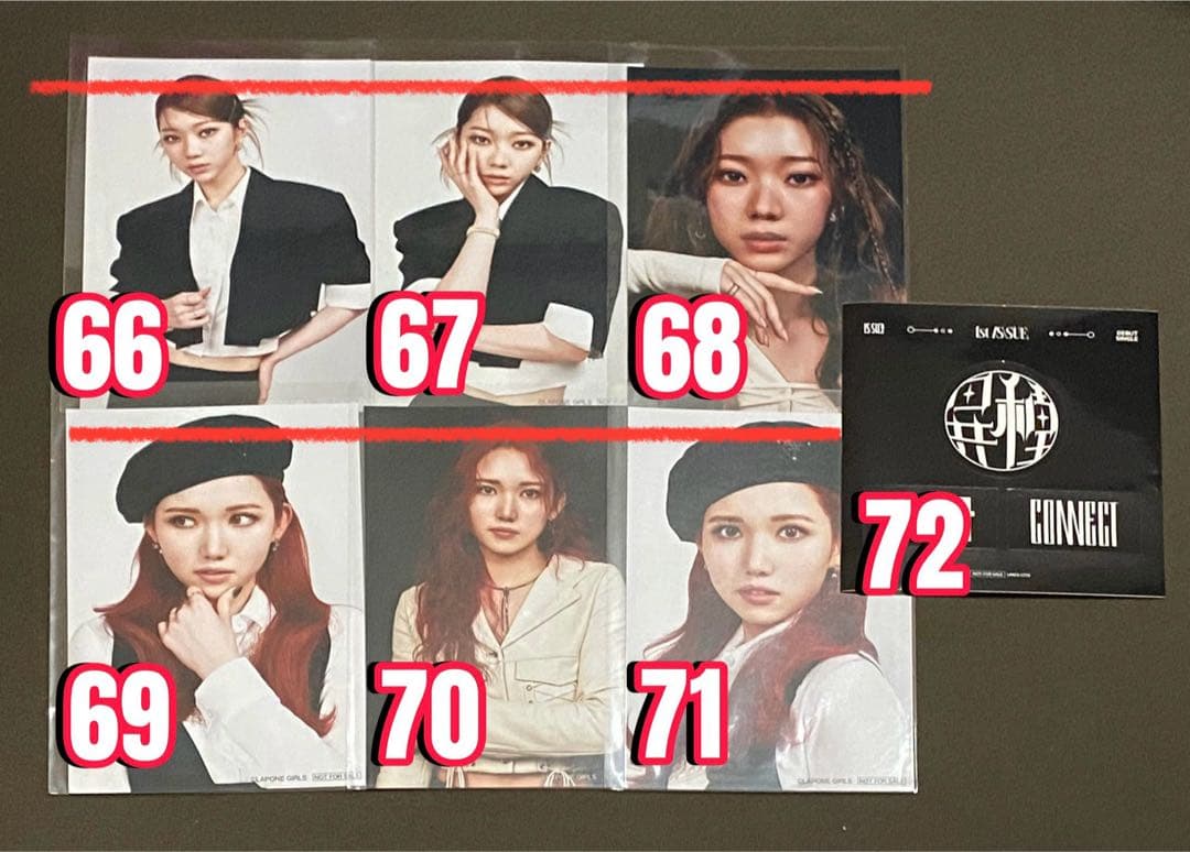 IS:SUE NANO YUUKI RIN RINO トレカ　生写真　ポスター