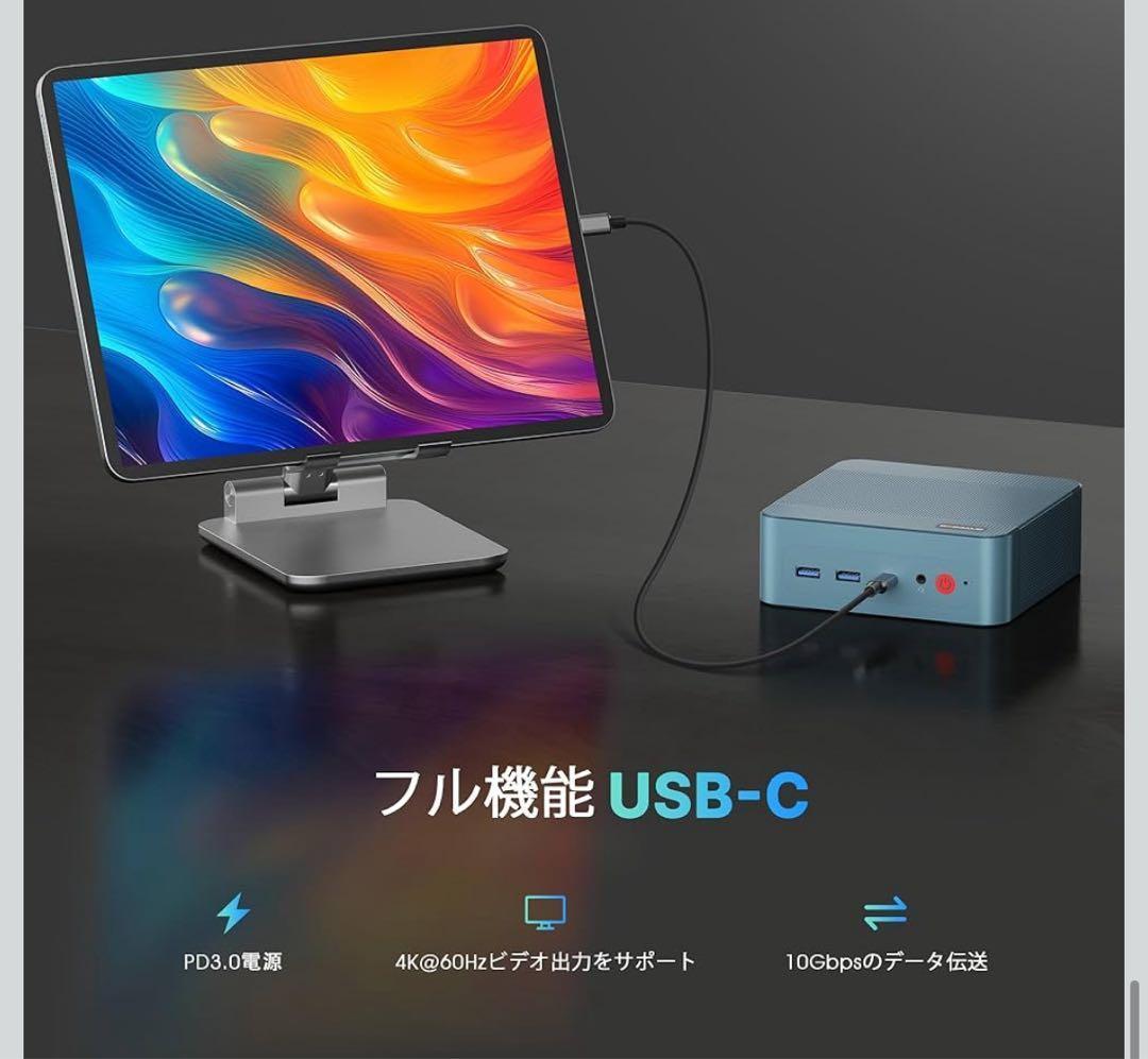 601001インテル ミニPC i5 12600H BOSGAME P2Lite