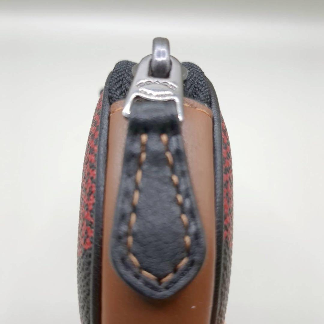 COACH コーチ　ケース　小銭入れ　チャーム　チェック★