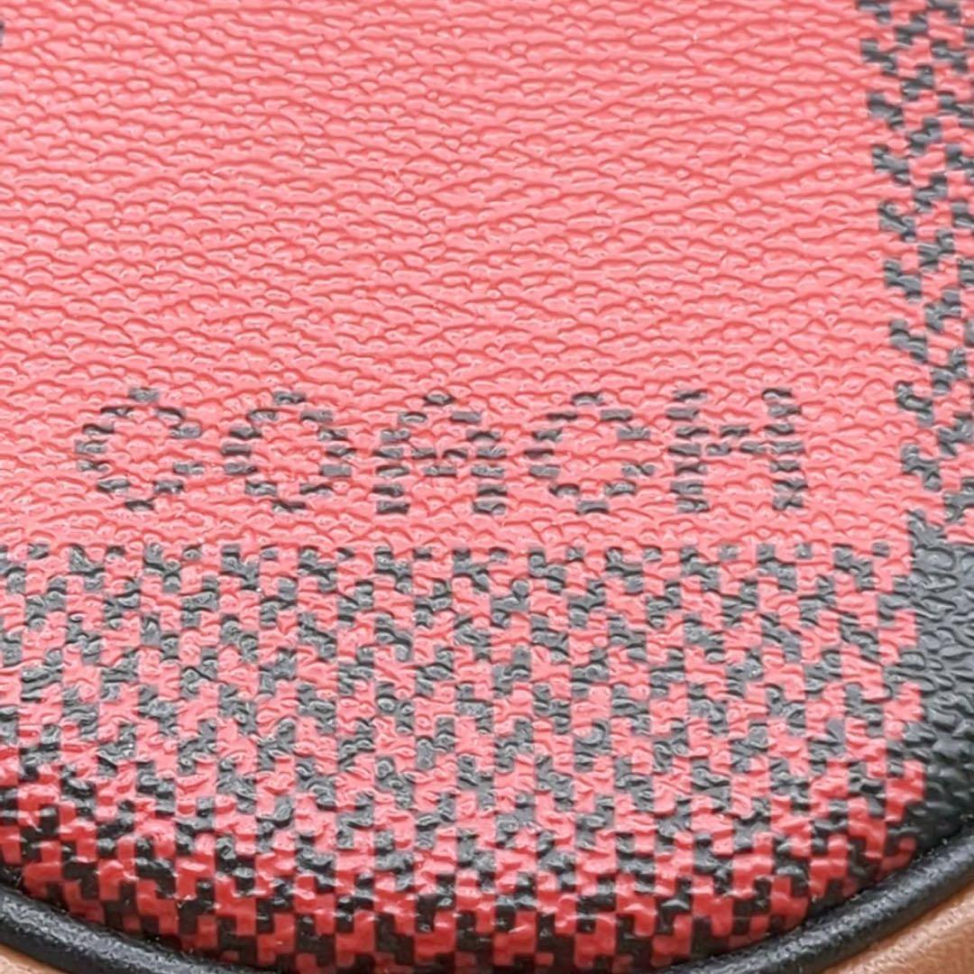 COACH コーチ　ケース　小銭入れ　チャーム　チェック★