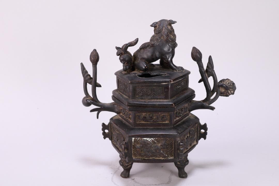 Hidekazu1985　BE808　 瀧本石見　藤原尹次作　三足古銅香炉