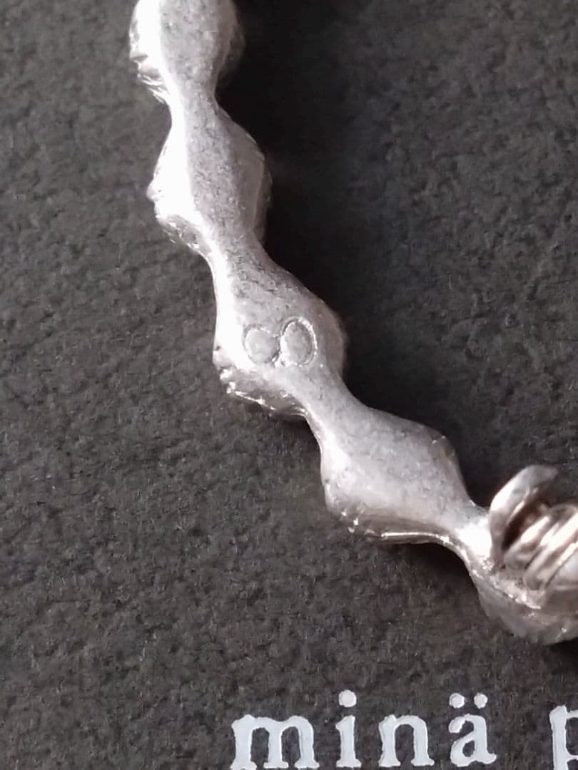 ミナペルホネン　タンバリン ブローチ　シルバー　tambourine