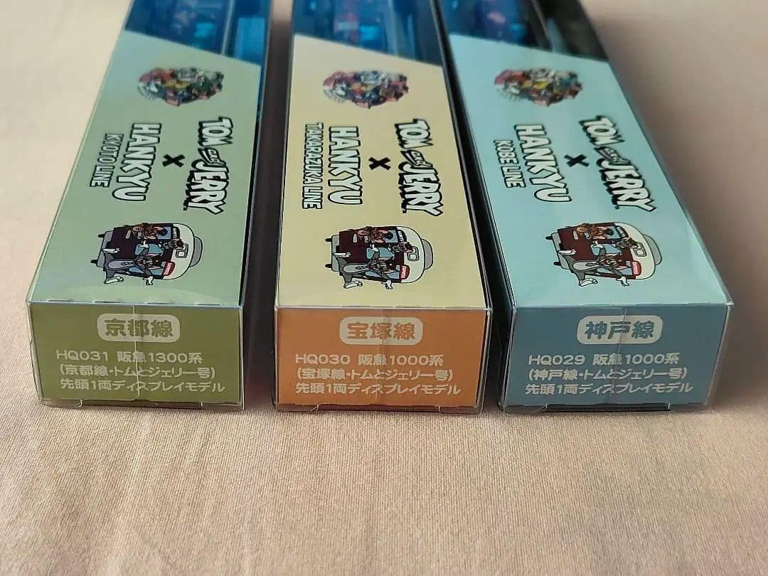 阪急電車 トムとジェリー ディスプレイモデル ミニチュアステッカー付