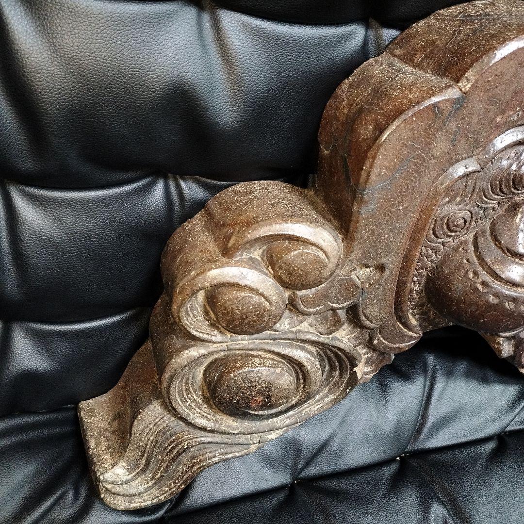 備前焼 瓦 古美術 鬼瓦 骨董 アンティーク