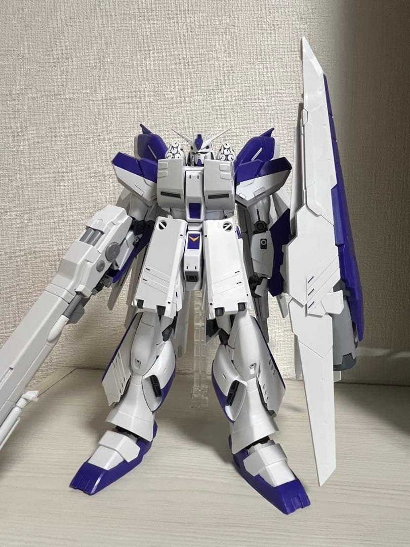 MG Hi-νガンダムVer.Ka＋HWS拡張セット【組立済】