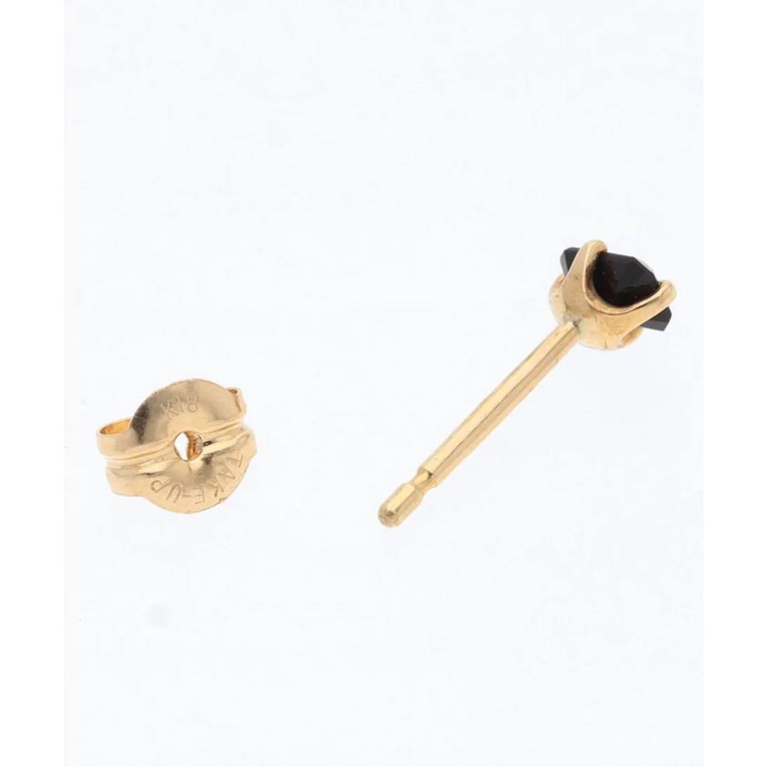 K18YG テイクアップ　セカンドピアス オニキス